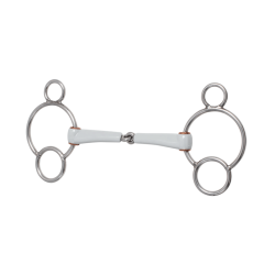 Mors 3 anéis Beris simples quebra Médio Branco Mors 3 anéis Beris simples quebra Médio Branco