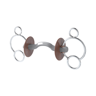 Mors 3 anéis Beris passagem de língua Konnex Suave Castanho