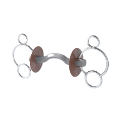 Mors 3 anéis Beris passagem de língua Konnex Suave Castanho