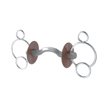 Mors 3 anéis Beris passagem de língua Konnex Suave Castanho