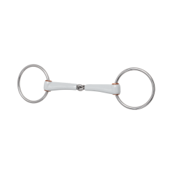 Mors de filete Beris simples rutura 7,5 cm Médio Branco Mors de filete Beris simples rutura 7,5 cm Médio Branco