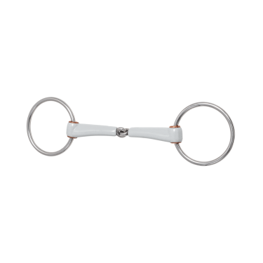 Mors de filete Beris simples rutura 7,5 cm Médio Branco Mors de filete Beris simples rutura 7,5 cm Médio Branco