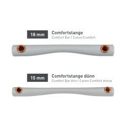 Mors de bridão Beris bocal Comfort fino anel 6 cm Suave Castanho Mors de bridão Beris bocal Comfort fino anel 6 cm Suave Castanho