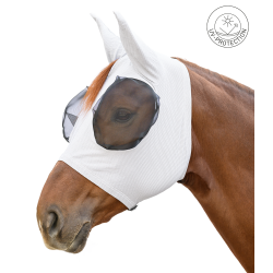 Máscara antimoscas equitação Waldhausen Puck Breath UV