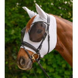Máscara antimoscas equitação Waldhausen Puck Breath UV
