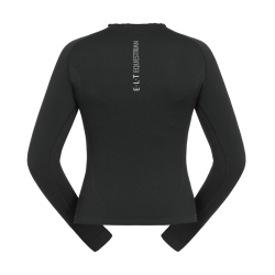 T-shirt técnico ELT em malha 3D Richmond de manga comprida para mulher Preto