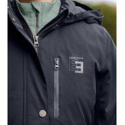 Parka técnica de equitação ELT Ava infantil Azul profundo