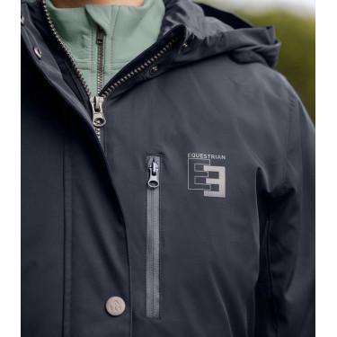 Parka técnica de equitação ELT Ava infantil Azul profundo