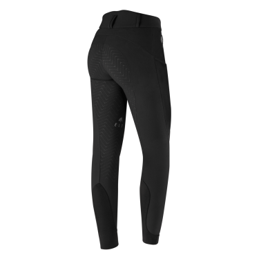 Calças de equitação aquecidas ELT Comfort Heart para mulher Preto