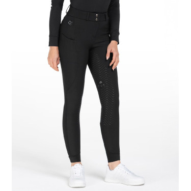 Calças de equitação aquecidas ELT Comfort Heart para mulher Preto