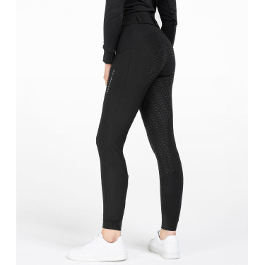 Calças de equitação aquecidas ELT Comfort Heart para mulher Preto