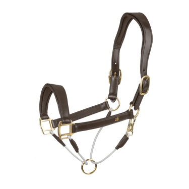 Caveção de couro Waldhausen S-Line Royal Castanho