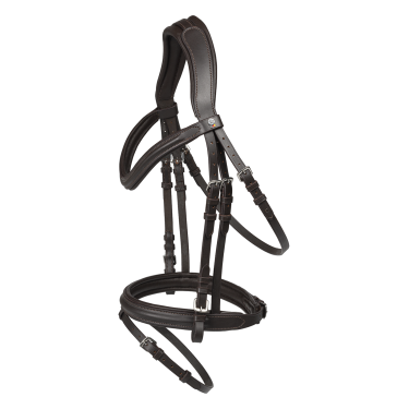Bridão Waldhausen X-Line London focinheira combinada Castanho