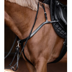 Peitoral de equitação Waldhausen X-Line com ponte longa