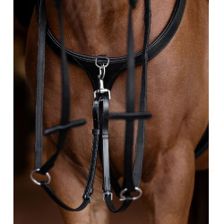 Peitoral de equitação Waldhausen X-Line com ponte longa