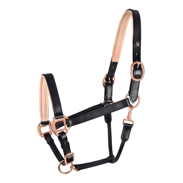Cabeçada de couro Rosé Waldhausen X-Line Preto