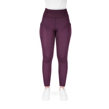 Legging Je t'aime Equithème Neva mulher Ameixa Violeta