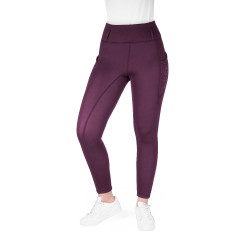 Legging Je t'aime Equithème Neva mulher Ameixa Violeta
