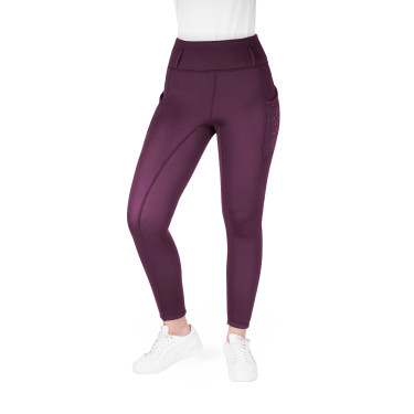 Legging Je t'aime Equithème Neva mulher Ameixa Violeta