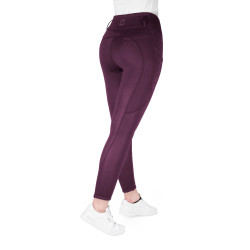 Legging Je t'aime Equithème Neva mulher Ameixa Violeta