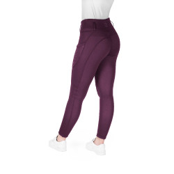 Legging Je t'aime Equithème Neva mulher Ameixa Violeta