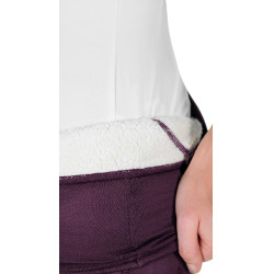 Legging Je t'aime Equithème Neva mulher Ameixa Violeta