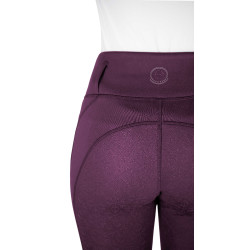 Legging Je t'aime Equithème Neva mulher Ameixa Violeta