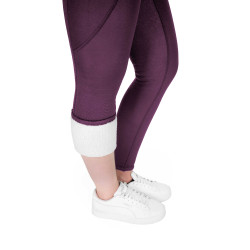 Legging Je t'aime Equithème Neva mulher Ameixa Violeta