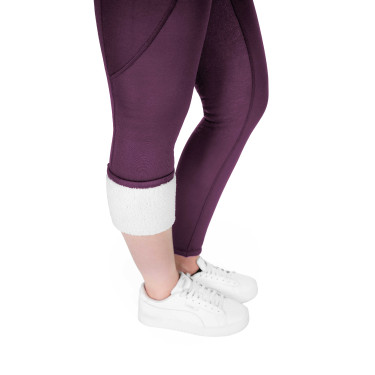 Legging Je t'aime Equithème Neva mulher Ameixa Violeta
