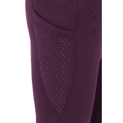Legging Je t'aime Equithème Neva mulher Ameixa Violeta