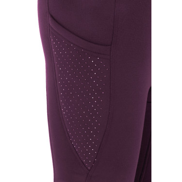 Legging Je t'aime Equithème Neva mulher Ameixa Violeta