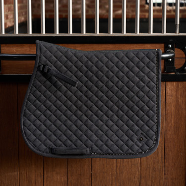 Manta de sela Imperial Riding Penny Herringbone GP Cinzento