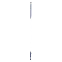Chicote de dressage HV Polo Shine com pedras Marinho Azul-marinho
