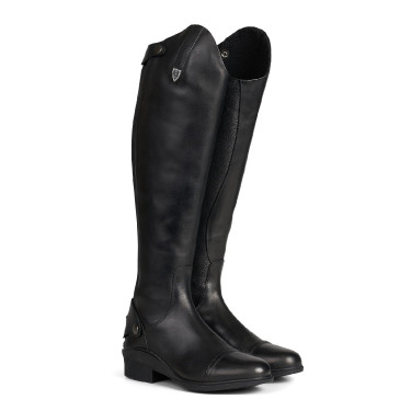 Botas de equitação em couro Duvall feminina Horze Botas de equitação em couro Duvall feminina Horze