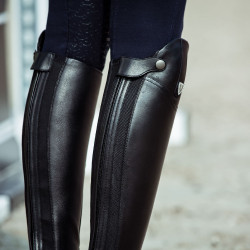 Botas de equitação em couro Duvall feminina Horze Botas de equitação em couro Duvall feminina Horze