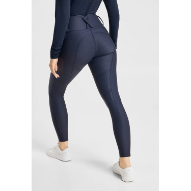 Calça de equitação todas as estações feminina full grip B Vertigo Kiandra mulher Saudação Marinha Azul-marinho