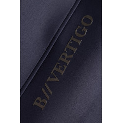 Calça de equitação todas as estações feminina full grip B Vertigo Kiandra mulher Saudação Marinha Azul-marinho