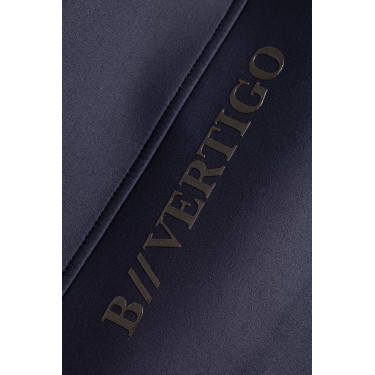 Calça de equitação todas as estações feminina full grip B Vertigo Kiandra mulher Saudação Marinha Azul-marinho