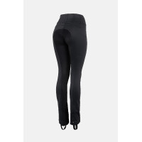 Eydis Calça jodhpur de equitação feminina com assento em camurça sintética Horze mulher Preto