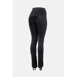 Eydis Calça jodhpur de equitação feminina com assento em camurça sintética Horze mulher Preto