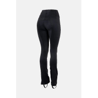 Legging de equitação jodhpur feminino com grip integral Horze Eydis mulher Preto