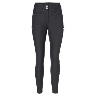Calças de Montar Softshell Kristin Mountain Horse mulher Preto