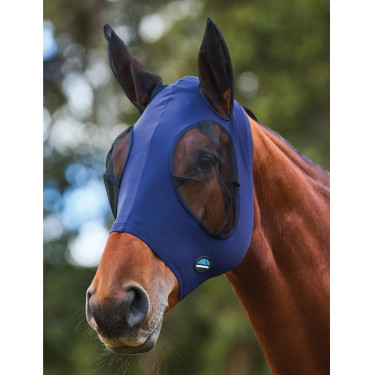 Máscara Anti-Moscas ComFiTec Stretch com Orelhas Weatherbeeta Marinho / preto Azul