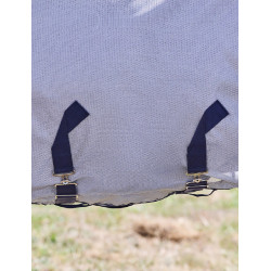 Manta anti-moscas combinada ComFiTec Hexi Shield Weatherbeeta Prata / marinho / branco