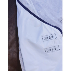 Manta anti-moscas combinada ComFiTec Hexi Shield Weatherbeeta Prata / marinho / branco