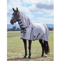 Cobertura antimoscas ComFiTec Zephyr Combo Weatherbeeta Cinza / azul-marinho / verde-abelha