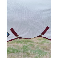 Manta anti-moscas ComFiTec Essential Combo Weatherbeeta Branco / bordô