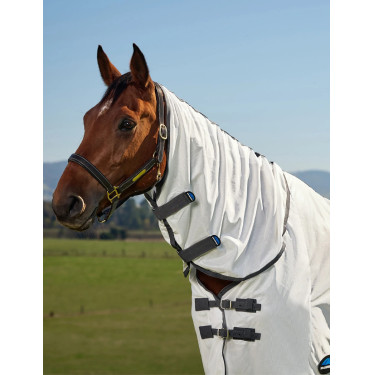 ComFiTec Tyro Capa Anti-insetos Combo Weatherbeeta Branco / carvão de madeira ComFiTec Tyro Capa Anti-insetos Combo Weatherbeeta Branco / carvão de madeira