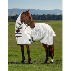 ComFiTec Tyro Capa Anti-insetos Combo Weatherbeeta Branco / carvão de madeira ComFiTec Tyro Capa Anti-insetos Combo Weatherbeeta Branco / carvão de madeira