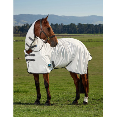 ComFiTec Tyro Capa Anti-insetos Combo Weatherbeeta Branco / carvão de madeira ComFiTec Tyro Capa Anti-insetos Combo Weatherbeeta Branco / carvão de madeira